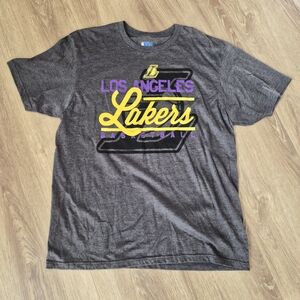 NWT NBA Charcoal Los Angeles Lakers Tee XL